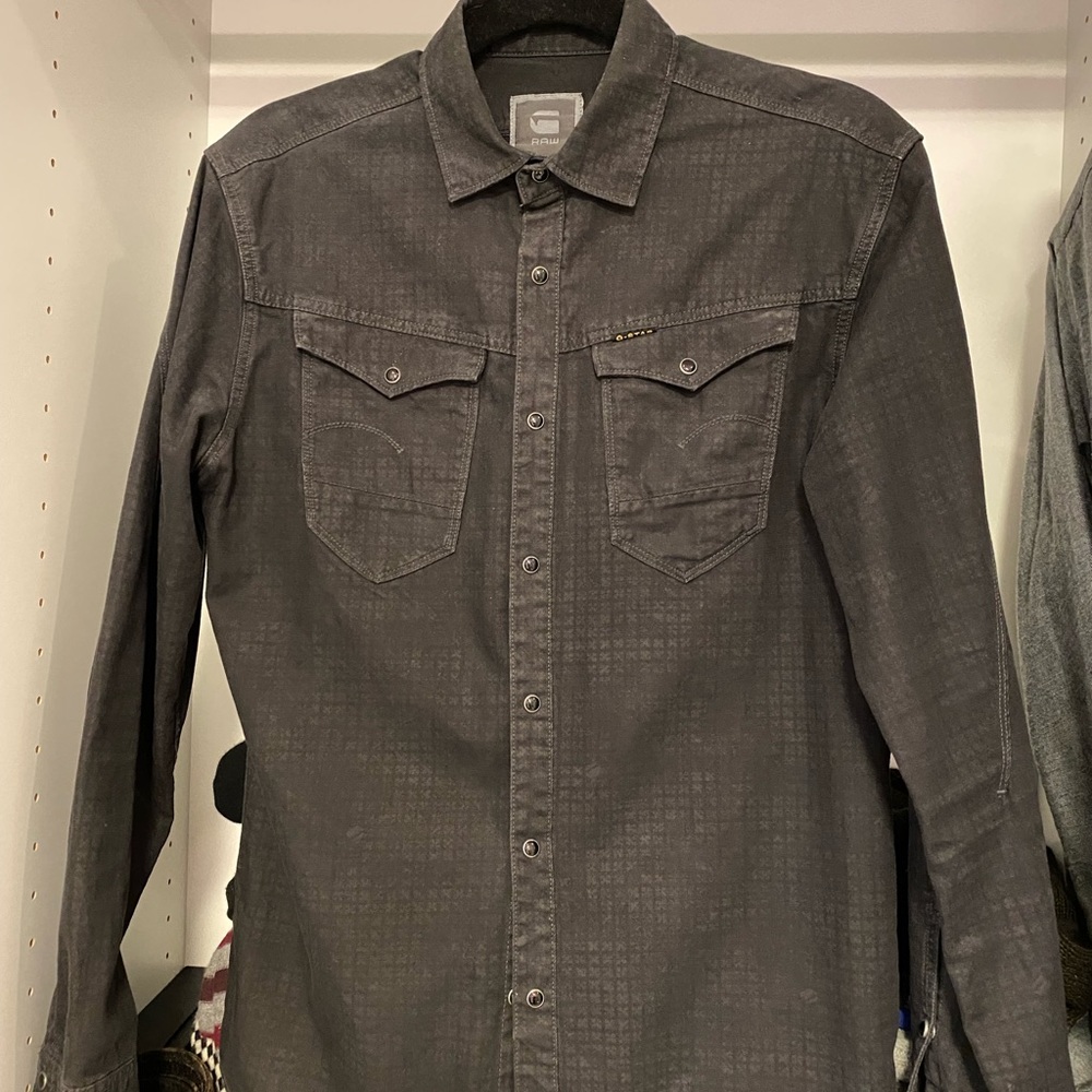 Denim G-Star button down.